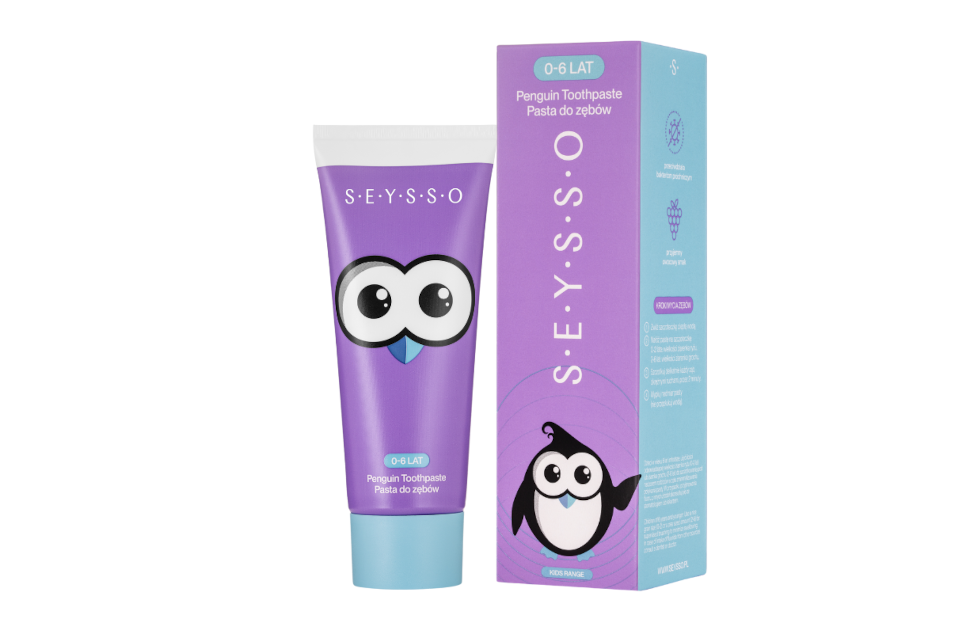 SEYSSO Dětská zubní pasta Penguin pro děti 0-6 let