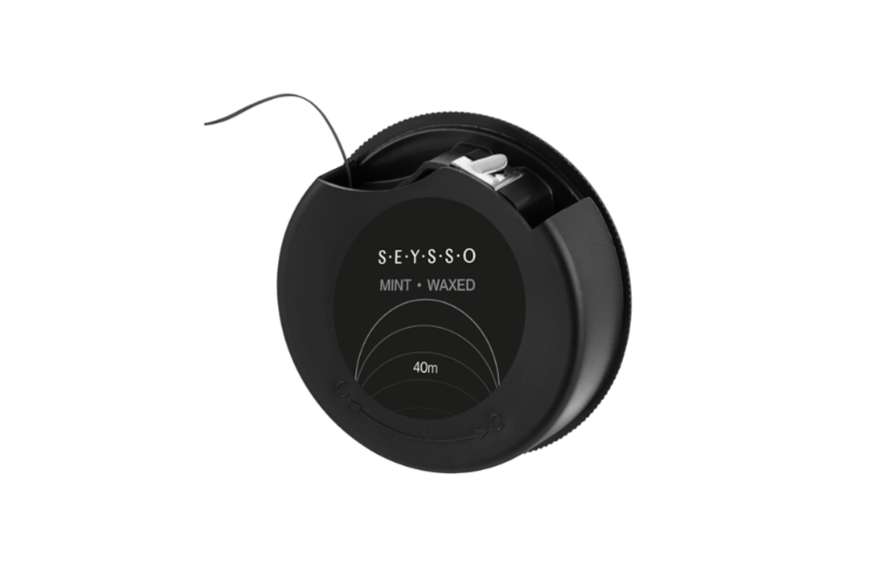 SEYSSO Carbon - Zubní nit s aktivním uhlím 40 m