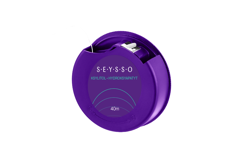 SEYSSO Color Blackcurrant - Zubní nit 40 m