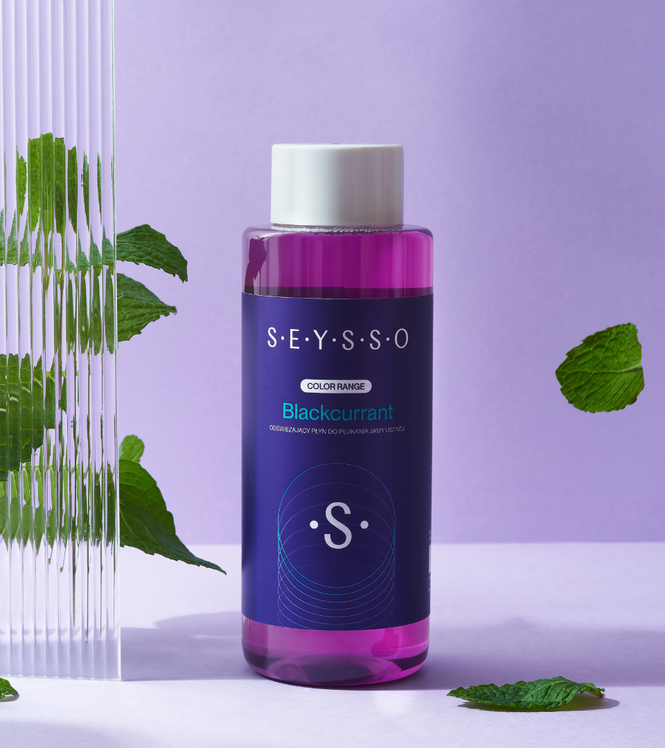 SEYSSO Color - Ústní voda s příchutí černého rybízu 500 ml - Obrázek 2